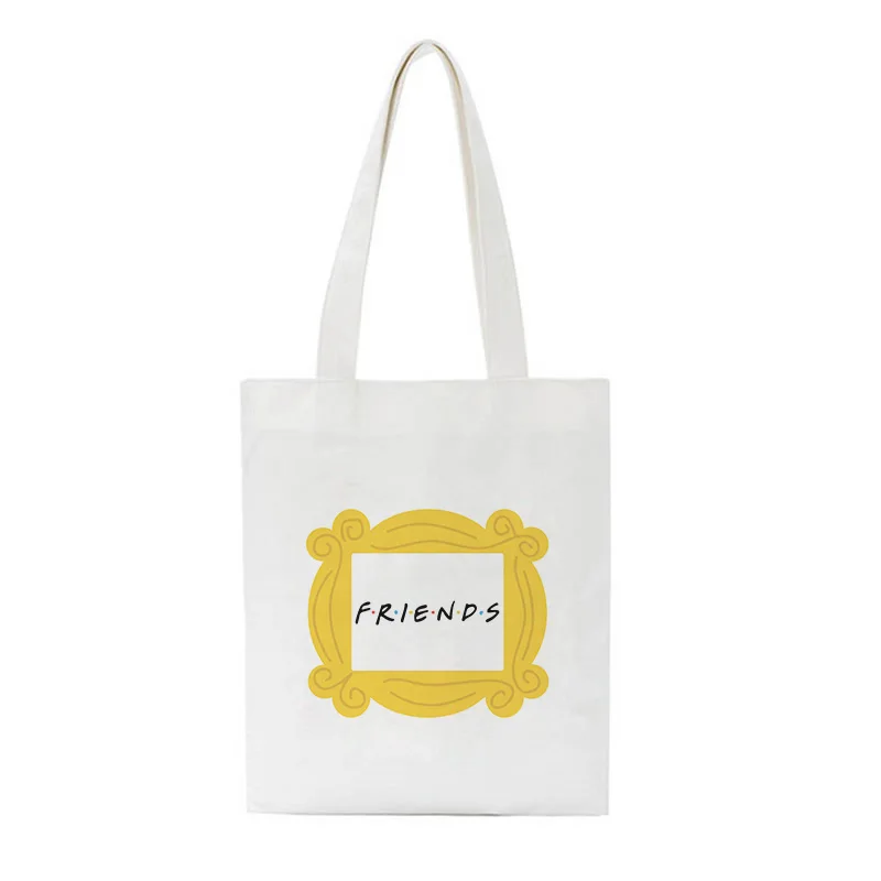 Сумки на плечо с надписью «Friends» и «tv Show», новинка,, сумка-мессенджер с фоторамкой, Большая вместительная Повседневная сумка, мультяшная Милая женская сумка, кошелек - Цвет: 4244