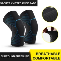 1pc sports knee pad men and women elastic knee pads support fitness gear running basketball mountaineering brace protector