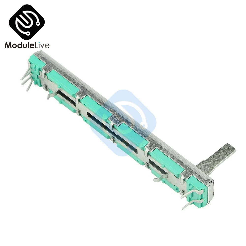 Резистор потенциометра B103 10 K Ом Двойной линейный потенциометр k B 103|Детали и