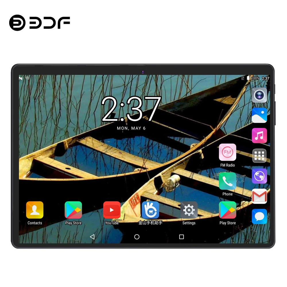 BDF 10 дюймов планшеты ПК Android 7,0 4 ГБ/64 Гб планшет Восьмиядерный 1280*800 ips Tab Android планшет 4G LTE телефон ноутбук планшет 10 10,1