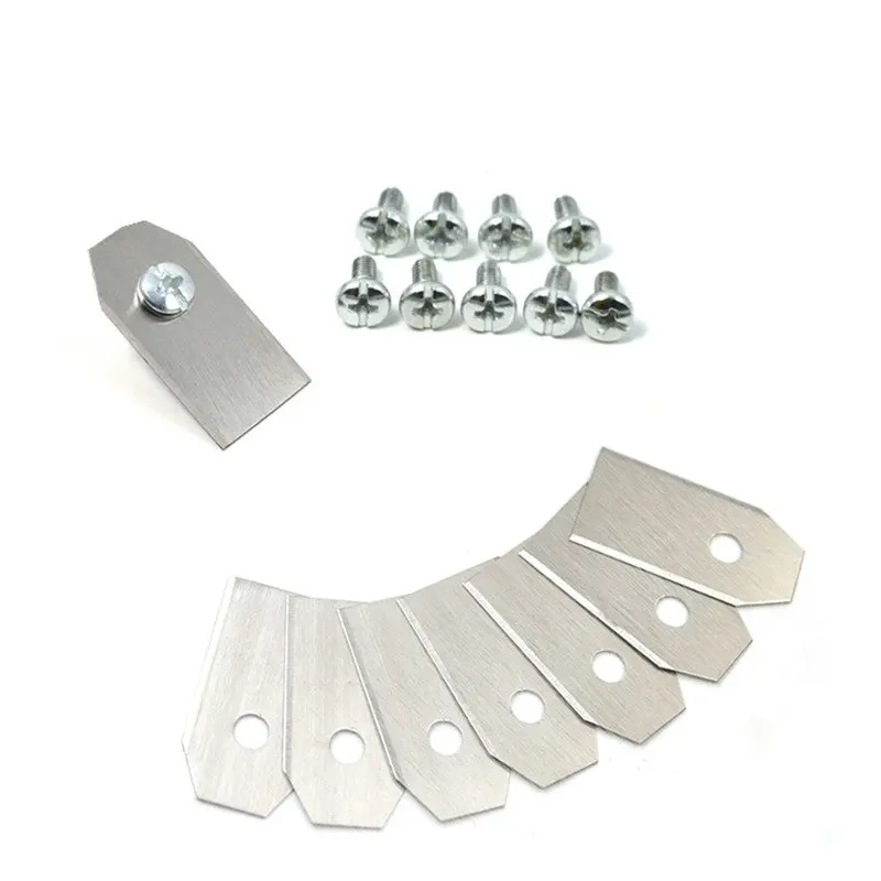 

30 шт. стальные лезвия для газонокосилки, сменный резак для автоматической косилки Husqvarna, садовые инструменты для роботизированной газонокосилки
