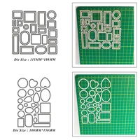 basic graphics framework metal cutting dies for diy scrapbook album paper card decoration crafts embossing 2021 new dies