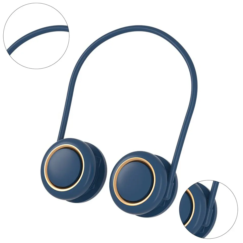 

WS31 Neck Fan Storage Folding Fan With 360 Adjustable Universal Hose Noise Free Operation Outdoor Sports Fan Air Cooler