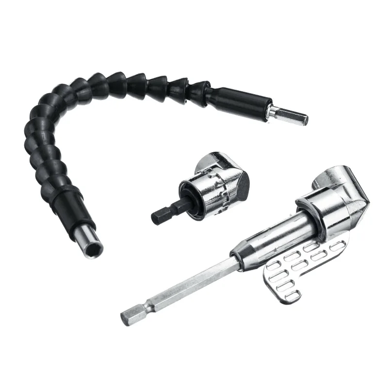 

105 Right Angle Driver 1/4 Hex Shank Extension Drill Screwdriver Tools Parts