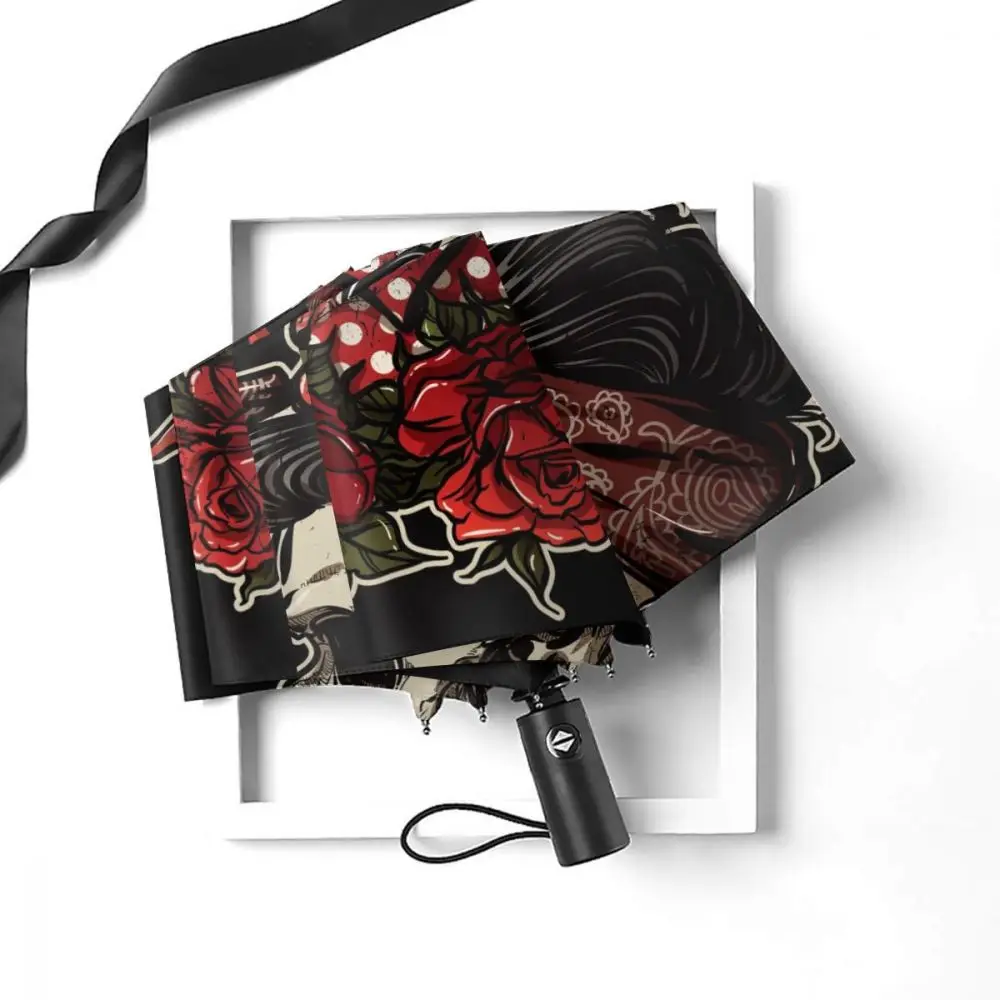 Offerte Ombrello Automatico Pieghevole Resistente Al Vento Donna Auto Donna Cranio Ombrelli Antivento Pioggia Per Uomo Ombrellone