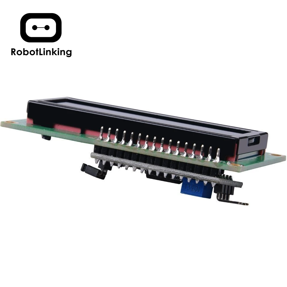 IIC/iec/TWI lcd 1602 16x2 модуль адаптера последовательного интерфейса Синяя подсветка для