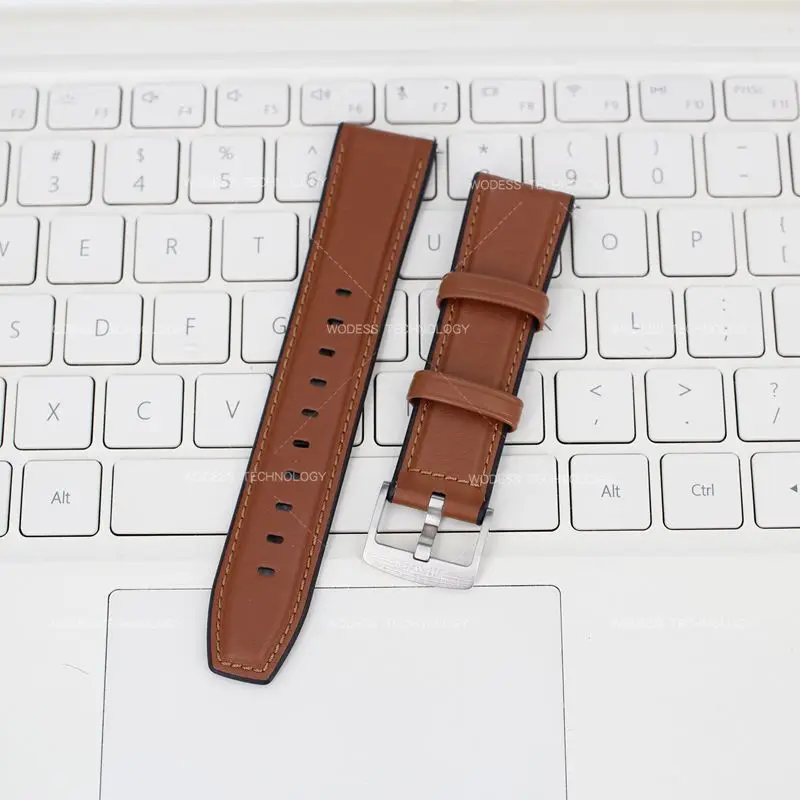 22 мм сменный кожаный силиконовый ремешок для huawei Watch GT/Watch 2pro Watch Band