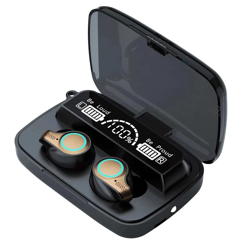 

Bluetooth 5.0 Earphones Charging Box Wireless Headphone 9D Stereo Sports Waterproof Earbuds Headsets With Microphone