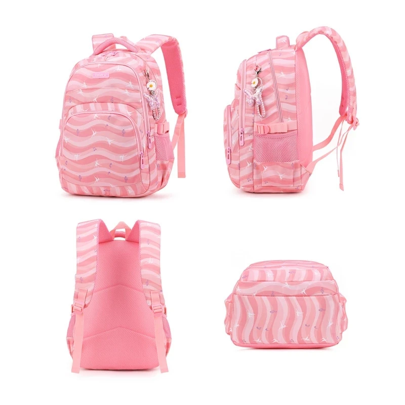 School Supplies CHILD Girls Orthopedic Backpacks Primary School Backpack All for school Waterproof Large Capacity TRAVEL Daypack