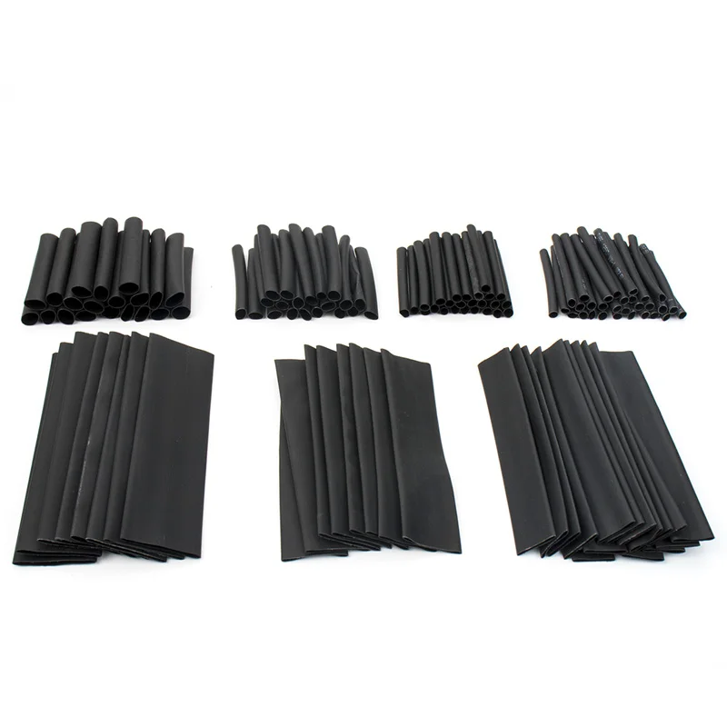 

127PCS/164PCS/328PCS/560PCS 2:1 Polyolefin Shrink heat shrinkable tub Insulation repair wire Various colors heatshrink tubing