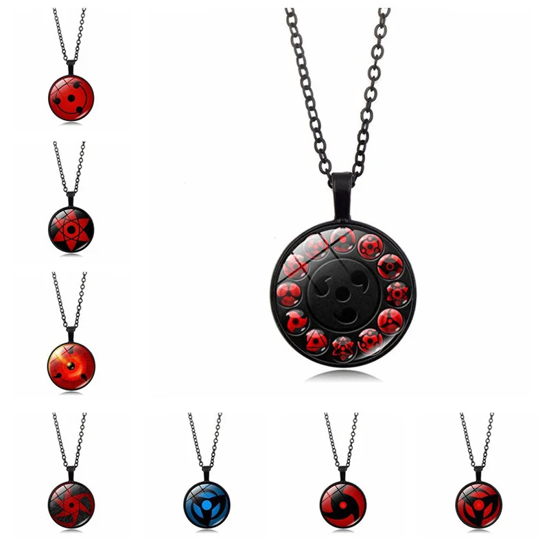 цепочка на шею женская Ожерелье парные кулоны подвеска с подвеской глаз Шаринган