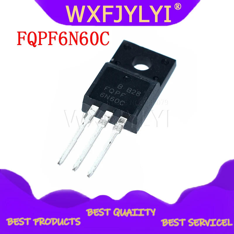 

10 шт./лот FQPF6N60C 6N60 TO-220F MOS FET трубка новая оригинальная