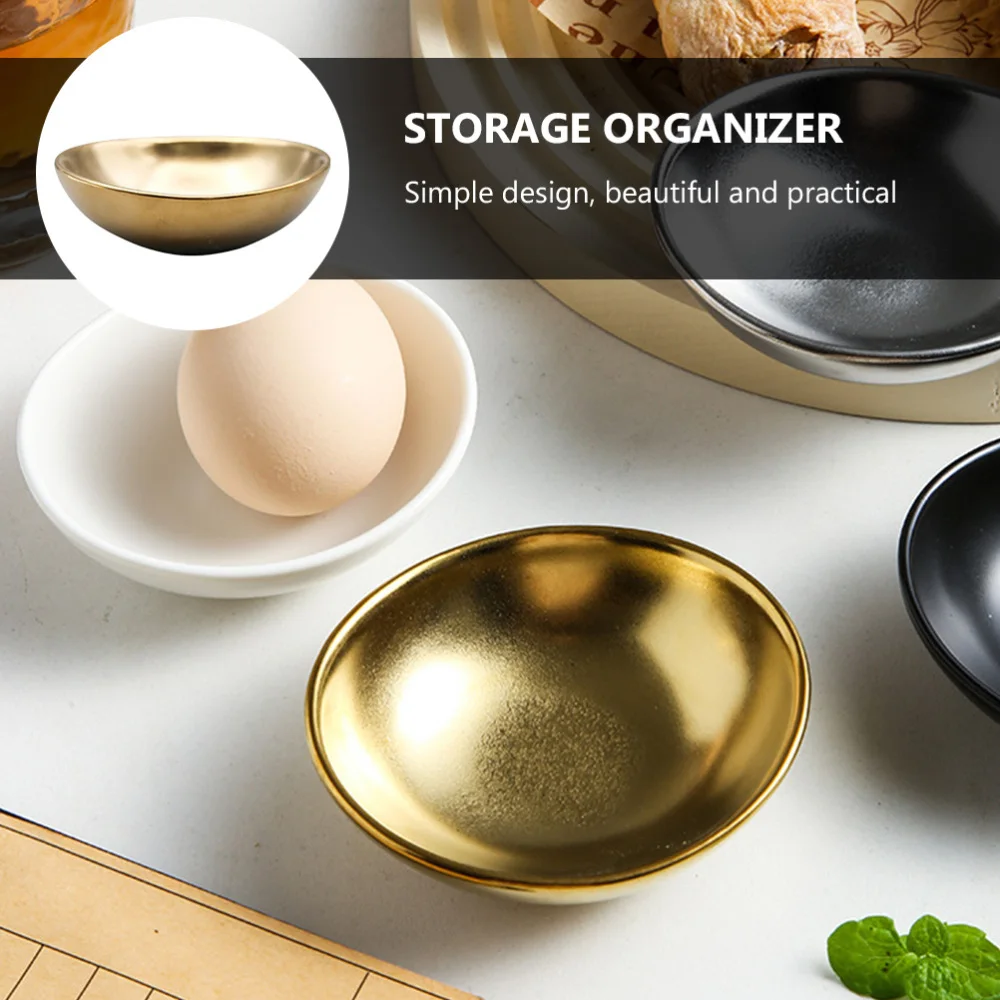 4 шт. керамические тарелки для приправ соус уксус посуда (разные цвета)|Блюдца и