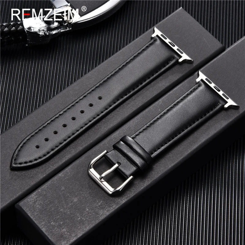 

Soft Leather Watch Straps for Apple Watch Series 6 5 4 3 SE Men Women Bracelet 38mm 42mm 40mm 44mm Watchbands for iwatch
