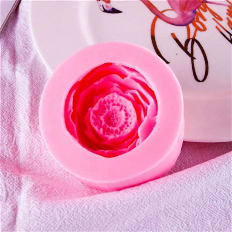 

Peony Flower Handmade Soap Silicone Mold Making Candle Mold Fondant Cake Decor
