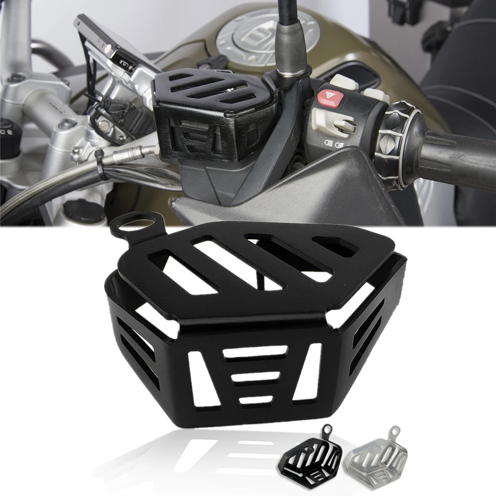 

Motorcycle Front Brake Clutch Fluid Reservoir Oil Cup Cover Guard Protector For BMW R NINE T R1250GS R1200GS LC ADV 2013-2019