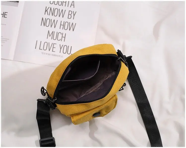 

New Casual Women Canvas Joker cute Messenger bag shoulder bag solid color High capacity big bag small square bag taschen women