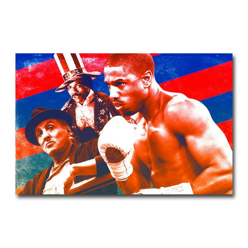 

J0111 Creed II Movie 22 Wall Sticker Silk Poster Art Light Canvas Home Decoration