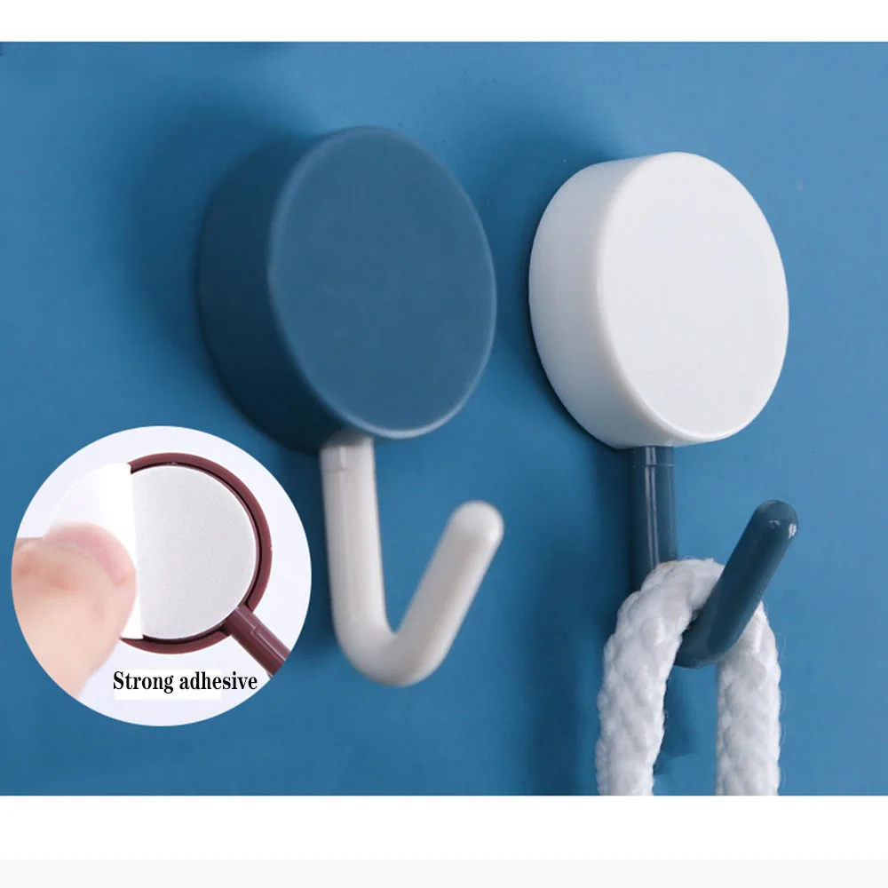 

New Hooks Transparent Strong Self Adhesive Door Wall Hangers Hooks Suction Heavy Load Rack Cup Sucker Non-marking Sticky Hook