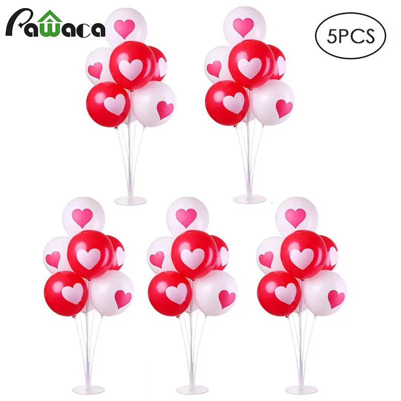 Набор из 7 трубок настольная подставка для воздушных шаров 5 шт.|Воздушные шары и