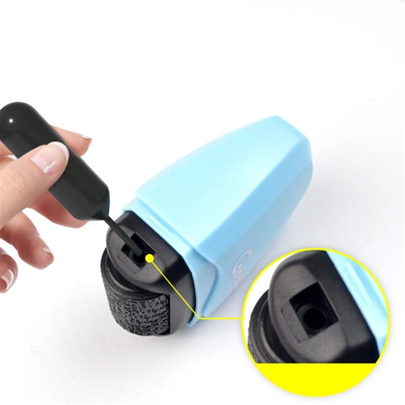 

Stamp Seal Roller Theft Protection Code Guard Your ID Confidentiality Package 1XCE