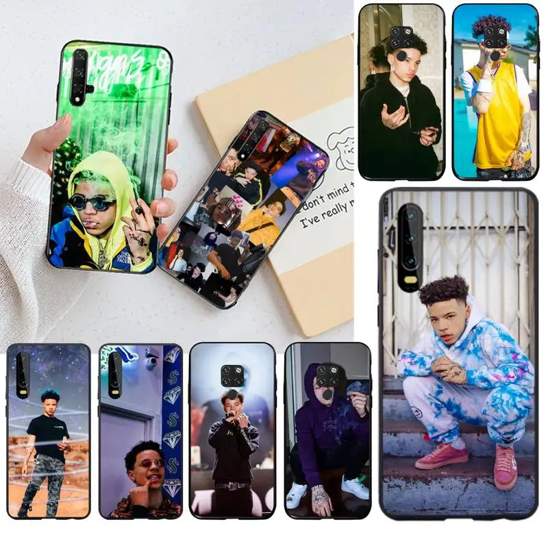 

YJZFDYRM Lil Mosey Rapper Soft black Phone Case for Huawei P40 P30 P20 lite Pro Mate 30 20 Pro P Smart 2019 prime