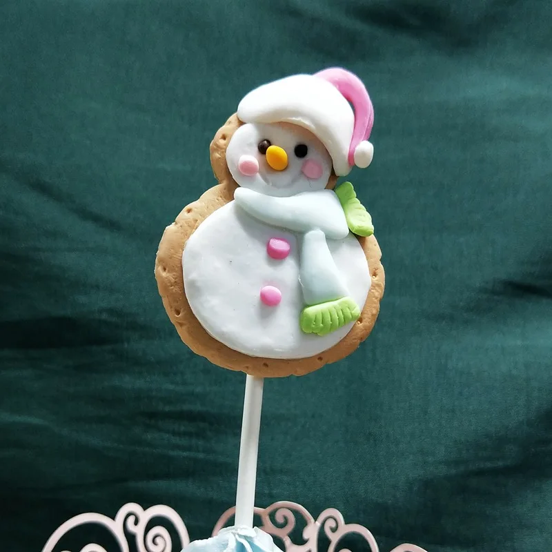 3 шт. мягкая глина Санта-Клаус искусственная поверхность Рождественское