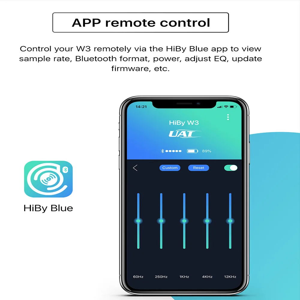 HiBy W3 USB DAC 3,5 мм Портативный беспроводной Bluetooth усилитель для наушников приемник AK4377 UAT APTX HD LDAC шумоподавление