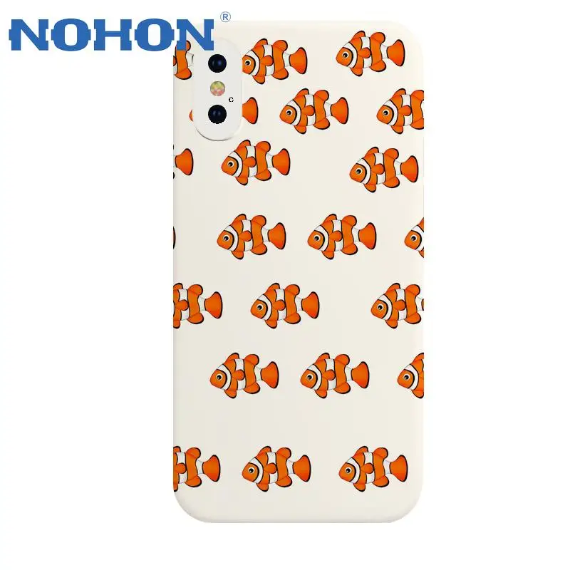 

Nohon Case for iPhone SE 2020 Liquid Silicone Soft Back Cover for iPhone 12 11Pro 8 7 6 6S X XS XR Shockproof Shell