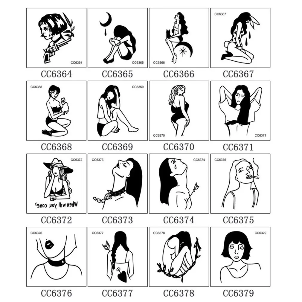 Экологически чистые Водонепроницаемый татуировки Стикеры для непослушных