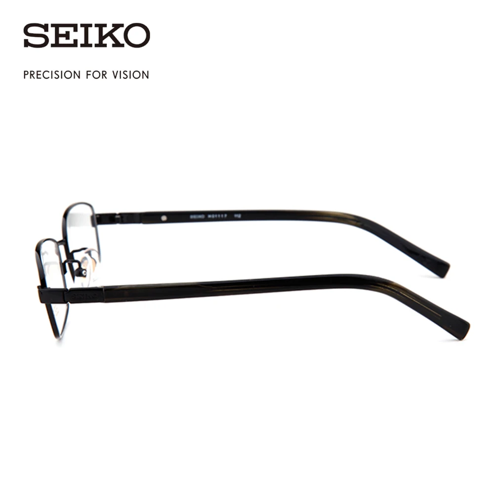 SEIKO титановые оправы для очков мужчин квадратные диоптрические очки короткой