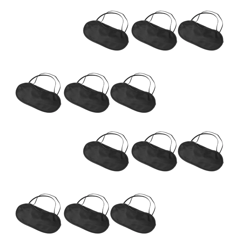 

12 Pcs Sleeping Eye Masks Household Shading Blindfolds Durable Rest Eyepatches