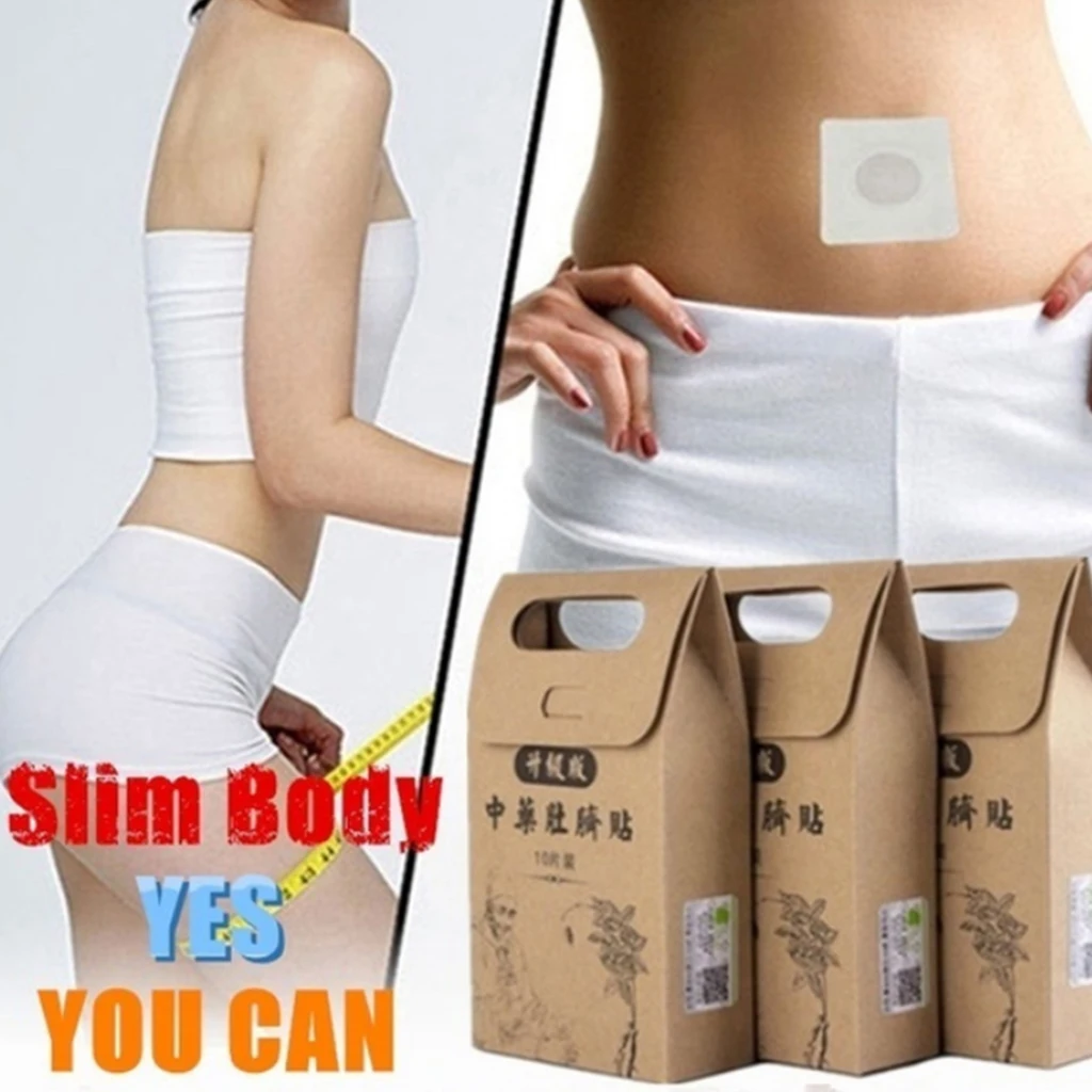 10 шт./кор. Пластыри для похудения из китайской медицины пластыри наклейки на