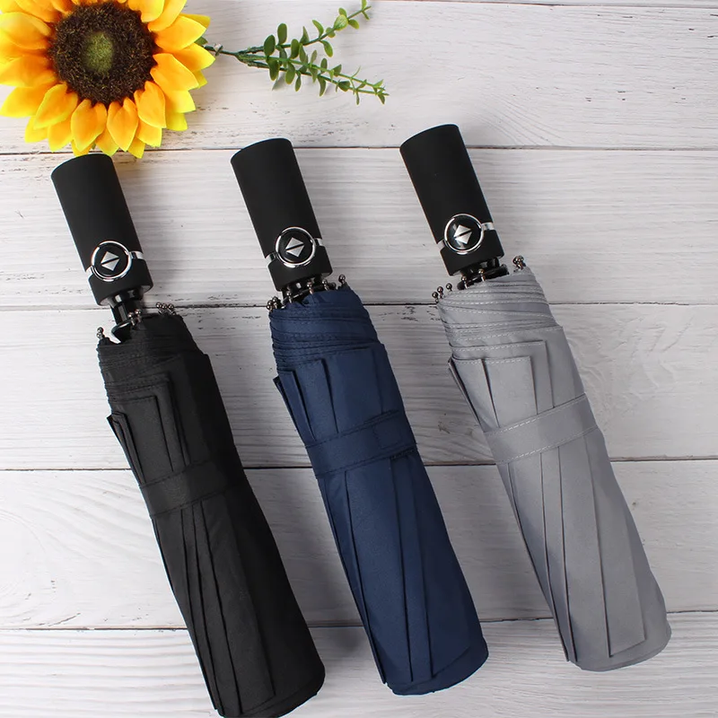 

Men Strong Wind Resistant Folding Automatic Umbrella Women Rain Large Umbrellas Business Portable Long Handle Parasol