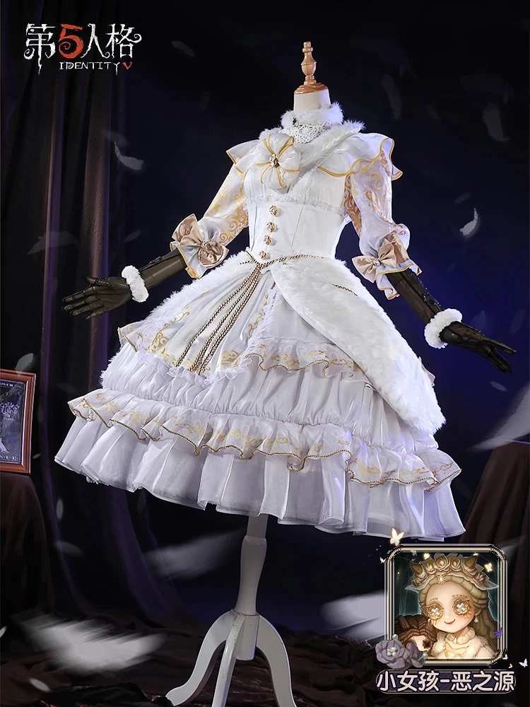 

Anime Game Identity V Little Girl Prime Evils Party Dress Lolita Suit Uniform Cosplay Costume Women Halloween FreeShipping 2021