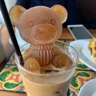 Форма для льда, силиконовая форма для милых животных, форма для льда, абразивная 3D форма для льда, форма для медведя, силиконовая креативная форма для кофе, молока, чая, льда