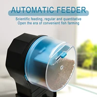 automatic fish feeder aquarium digital fish tank smart electrical plastic timer feeder food feeding portable fish feeder tool