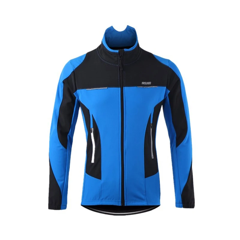 ARSUXEO велосипедная Куртка зимняя теплая одежда ветрозащитная roupa de ciclismo пальто