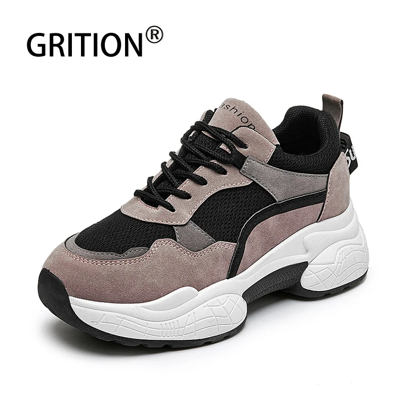 GRITION/женские кроссовки из дышащего материала светильник спортивная обувь