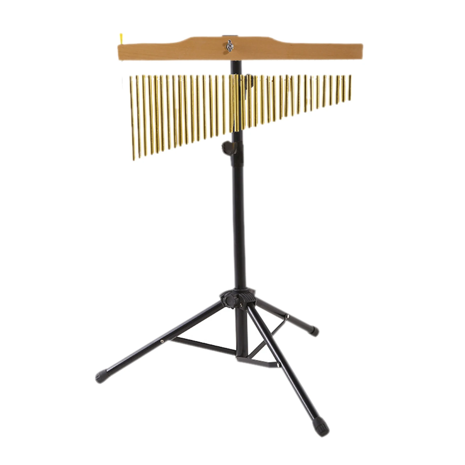 

Gold Bar Chimes 36 Bar Musical Instrument with Tripod And Meditation