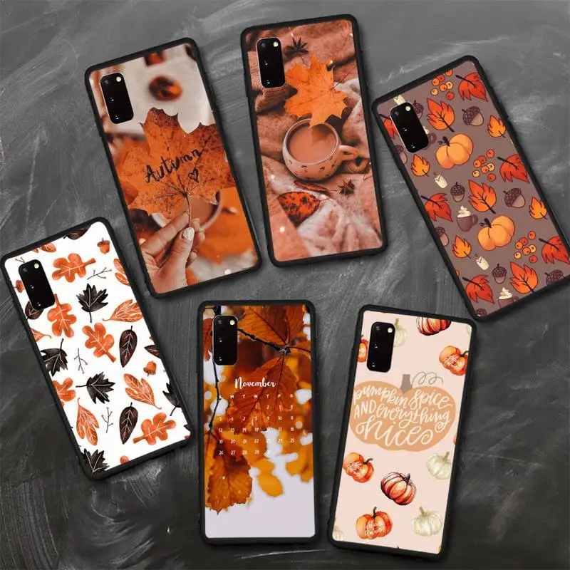 

Модный сезон, осень, чехол для телефона Samsung S8, S9, S10, E, S20, S21, S30, искусственная кромка, плюс легкий чехол, чехлы, чехол