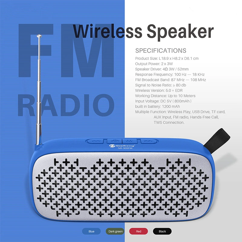 Новейшие bluetooth колонки Laiyiqi радио FM портативный кожаный ремень USB громкая связь