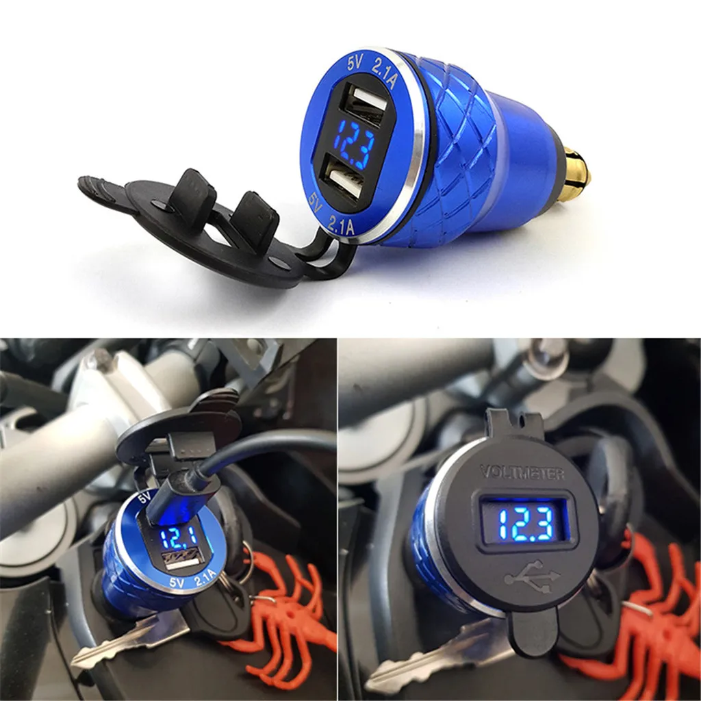 

Motorcycle Dual USB Adapter Charger For For Triumph 800XC Plug Socket
