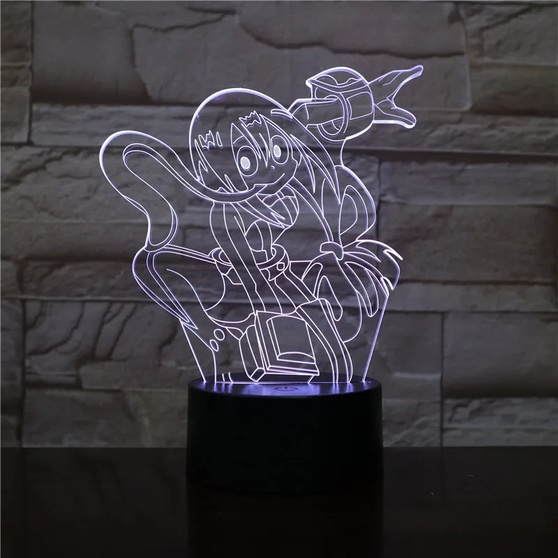 Мультяшный женский 3d ночник светодиодный светильник для девочек декор комнаты