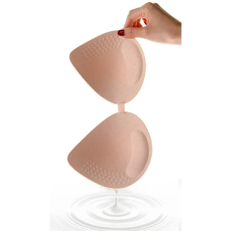 

Elifashion Thai Latex Underwear Women Thin No Steel Ring Ultra-Light Gather Sports Vest Sleep Bra 6 Colors Available