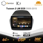Автомобильная Мультимедийная система Ownice K7, Android 10,0, 6 ГБ + 128 ГБ, для Hyundai Tucson 2 LM IX35 2009-2015, радиосистема 360, панорамная 4G LTE