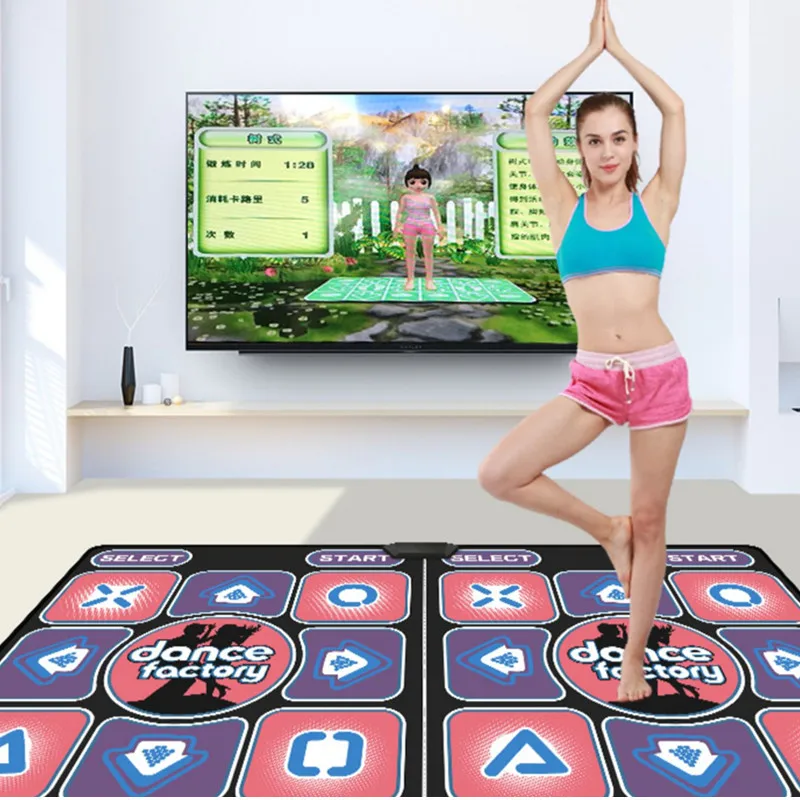 Беспроводной ковер для танцев семейных игр бега йоги фитнеса альфомбра ковры