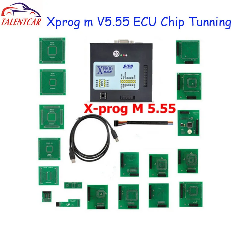 Высокая Акция XPROG M автомобиля 55 коробка ECU программист 5 Upgarde Xprog m v5.50 50 Авто X prog