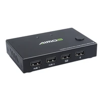 aimos hdmi kvm switch 2 port type c kvm switch 2 port hdmi printer sharing a computer display usb mouse and keyboard 2 into 1