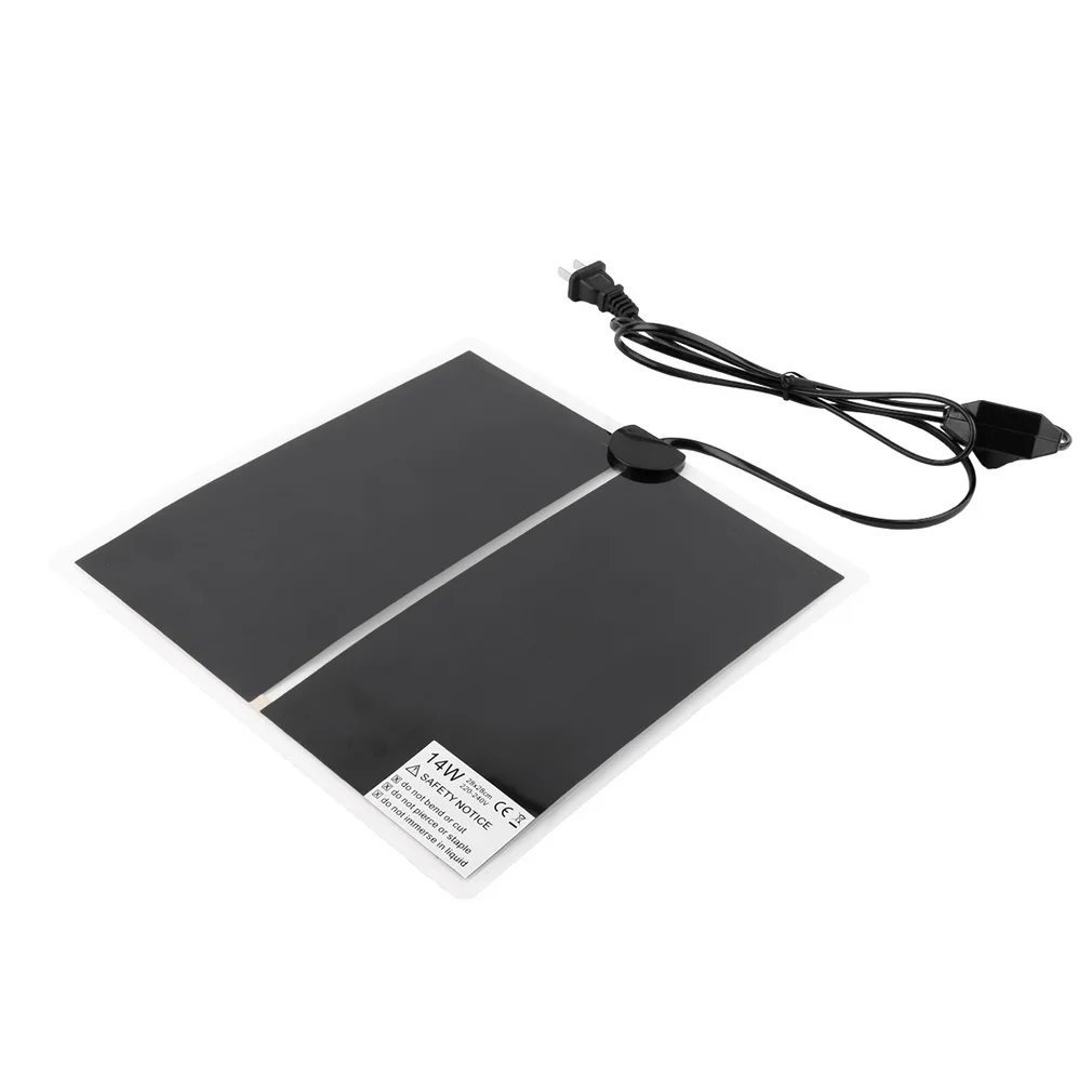 

IR 14W Adjustable EU Plug Temperature Heating Pad for Reptile Amphibian Pet 28x28cm